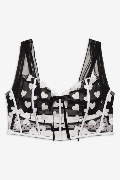 Mia Bustier - Black | For Love and Lemons