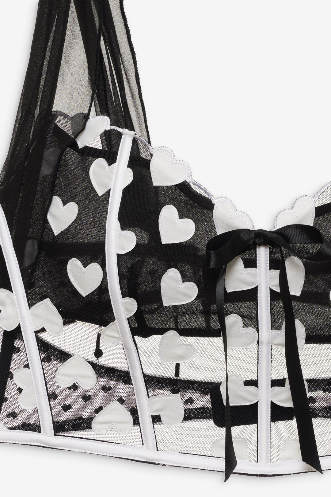 Mia Bustier - Black | For Love and Lemons