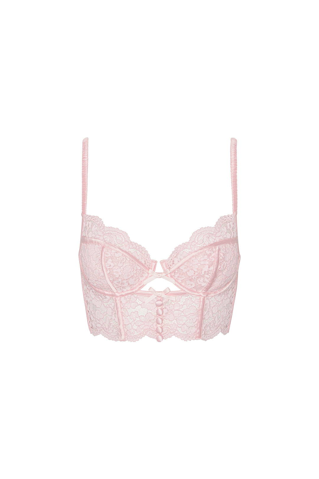 Creamsicle Lace Underwire Bra - Pink | For Love and Lemons