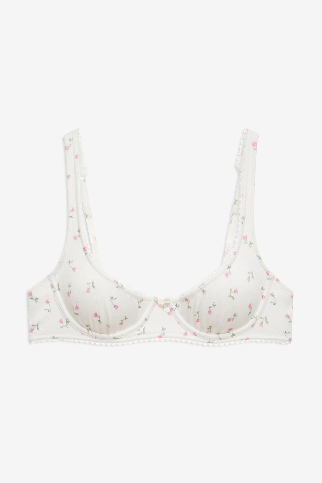 Elliana Underwire Bra - White | For Love and Lemons