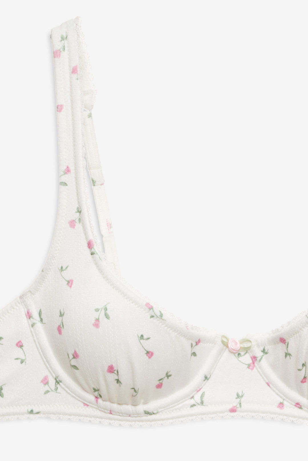 Elliana Underwire Bra - White | For Love and Lemons