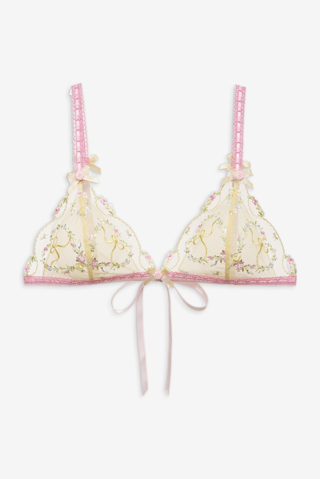 Sunny Bouquet Bralette - Multi Yellow | For Love and Lemons