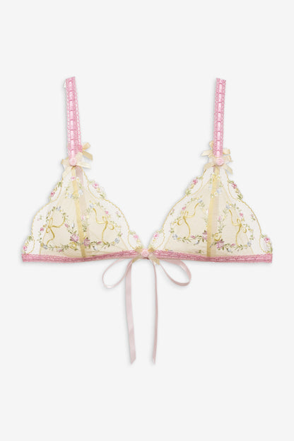 Sunny Bouquet Bralette - Multi Yellow | For Love and Lemons