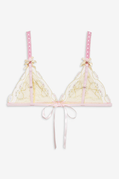 Sunny Bouquet Bralette - Multi Yellow | For Love and Lemons