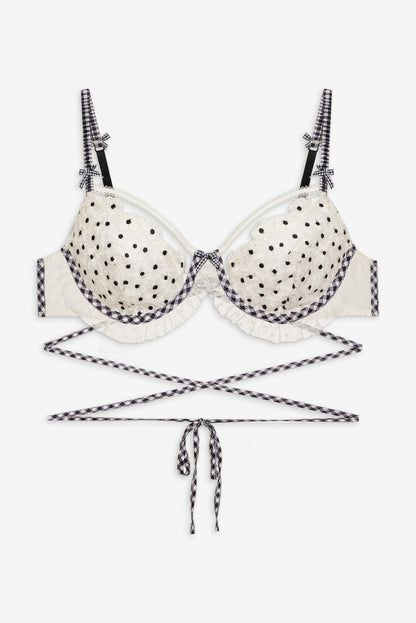 Odette Underwire Bra - White | For Love and Lemons