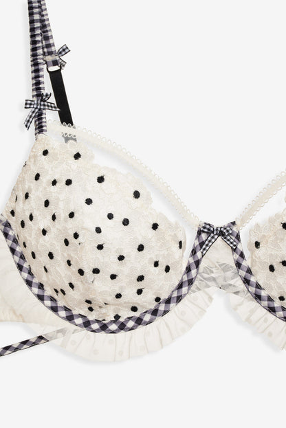Odette Underwire Bra - White | For Love and Lemons