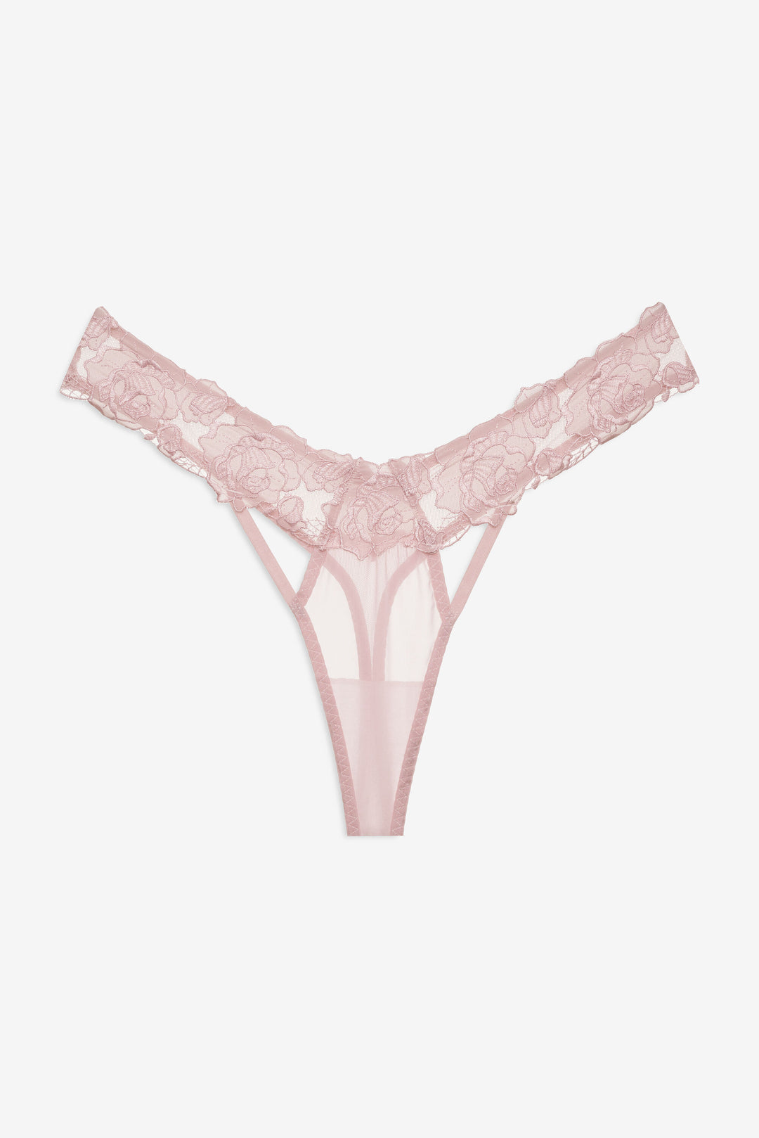 Blissful Blooms Thong Panty - Pink | For Love and Lemons