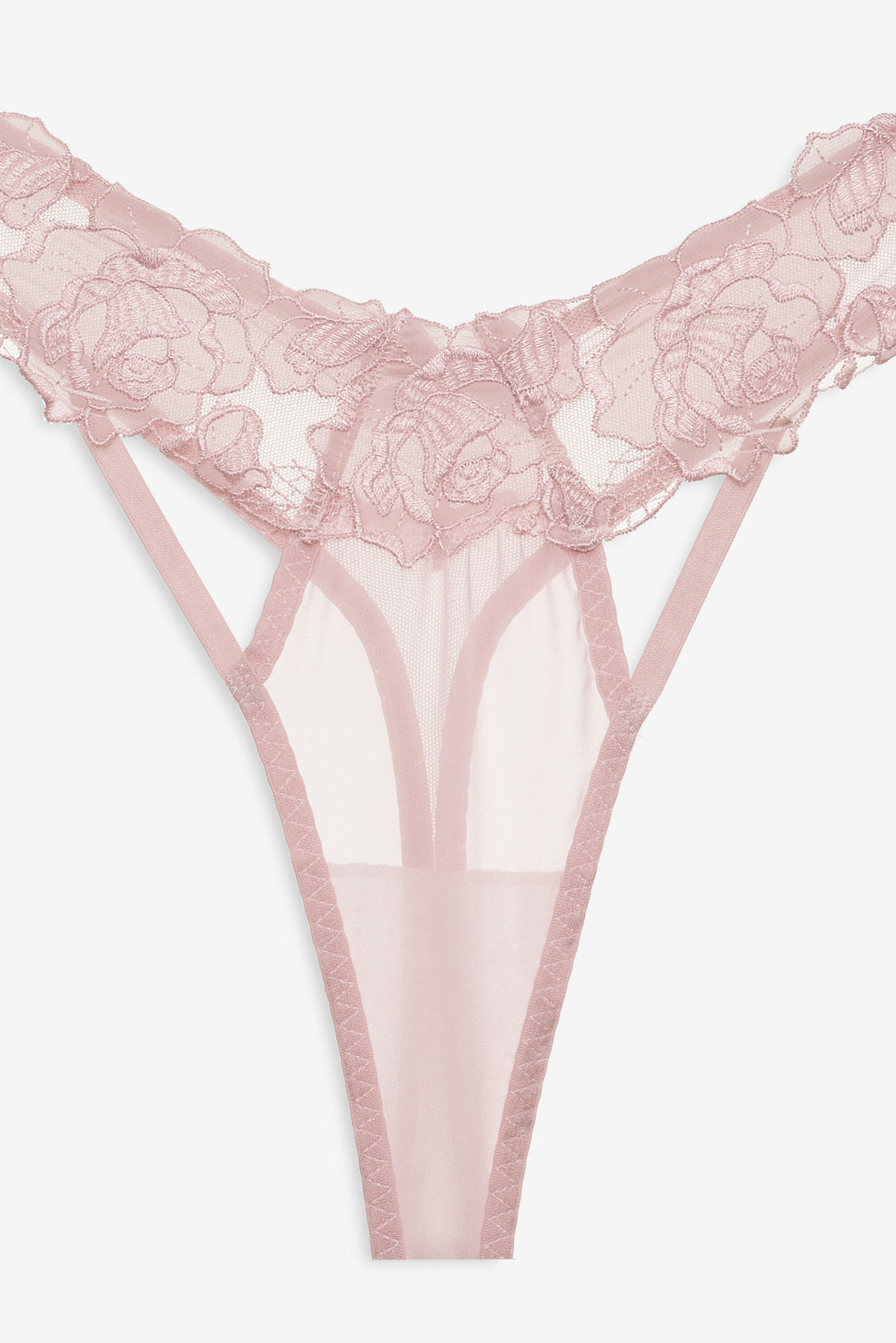 Blissful Blooms Thong Panty - Pink | For Love and Lemons