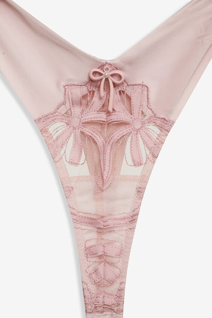 Hallie Thong Panty - Pink | For Love and Lemons