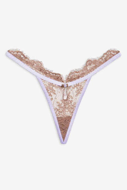 Holly Thong Panty - Chocolate | For Love and Lemons