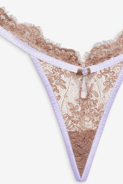 Holly Thong Panty - Chocolate | For Love and Lemons