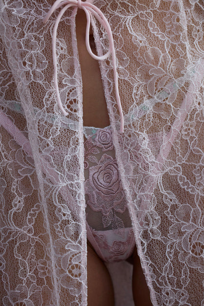 Camilla Thong Panty - Pink | For Love and Lemons