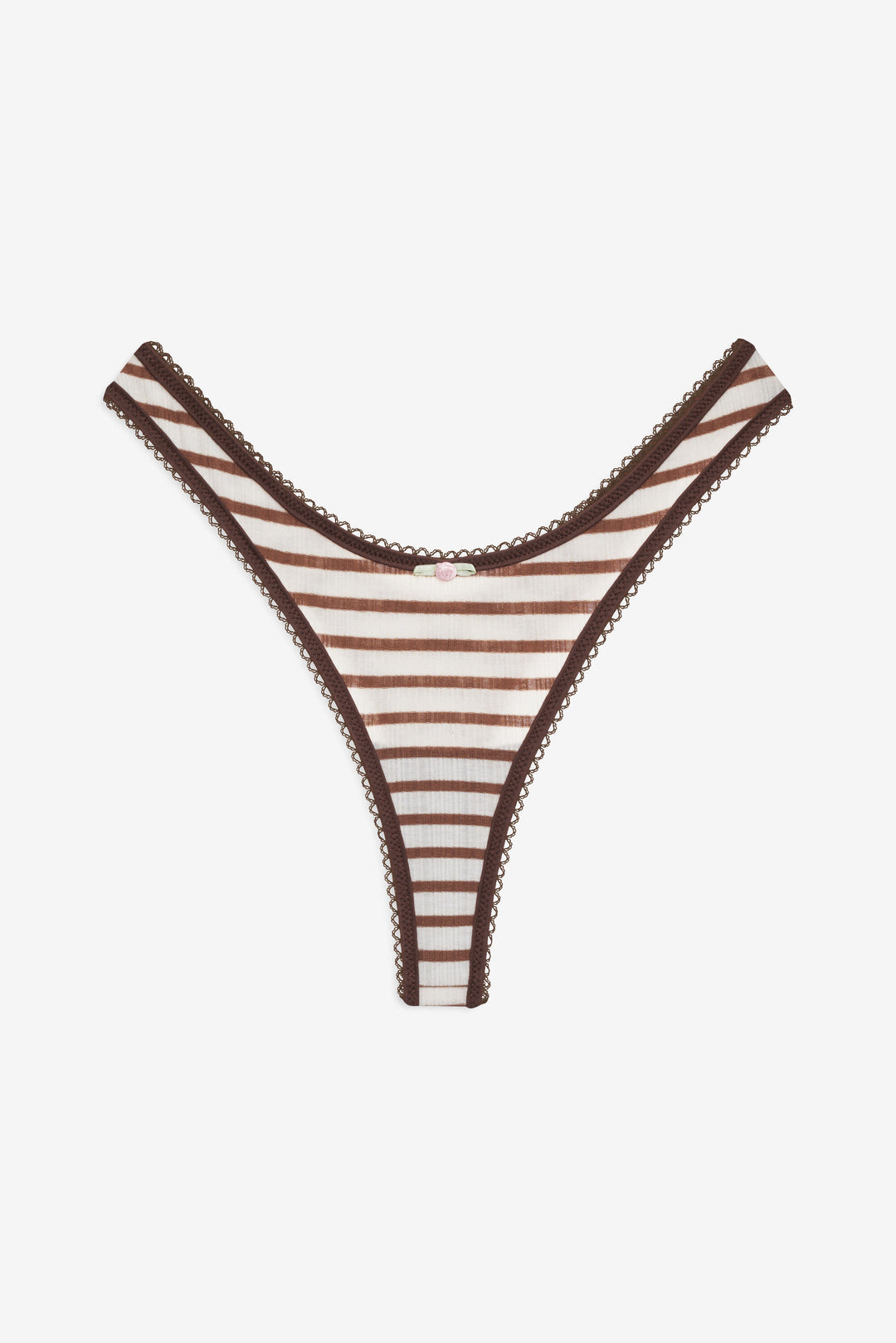 Bella Thong Panty - Brown | For Love and Lemons
