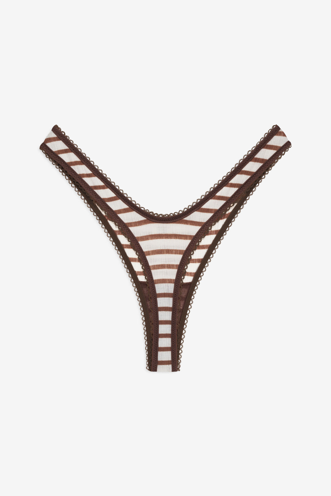 Bella Thong Panty - Brown | For Love and Lemons