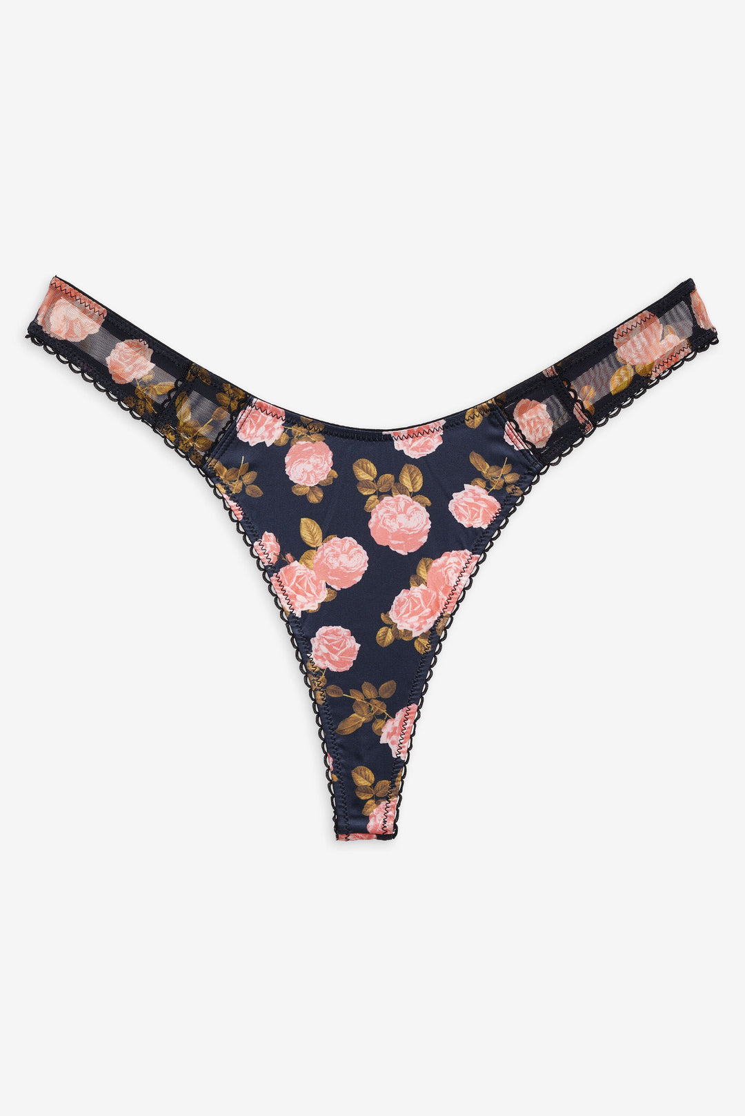 Kayla Thong Panty - Navy | For Love and Lemons