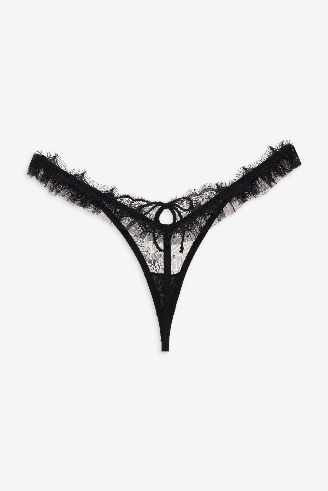 Sonja Thong Panty - Black | For Love and Lemons