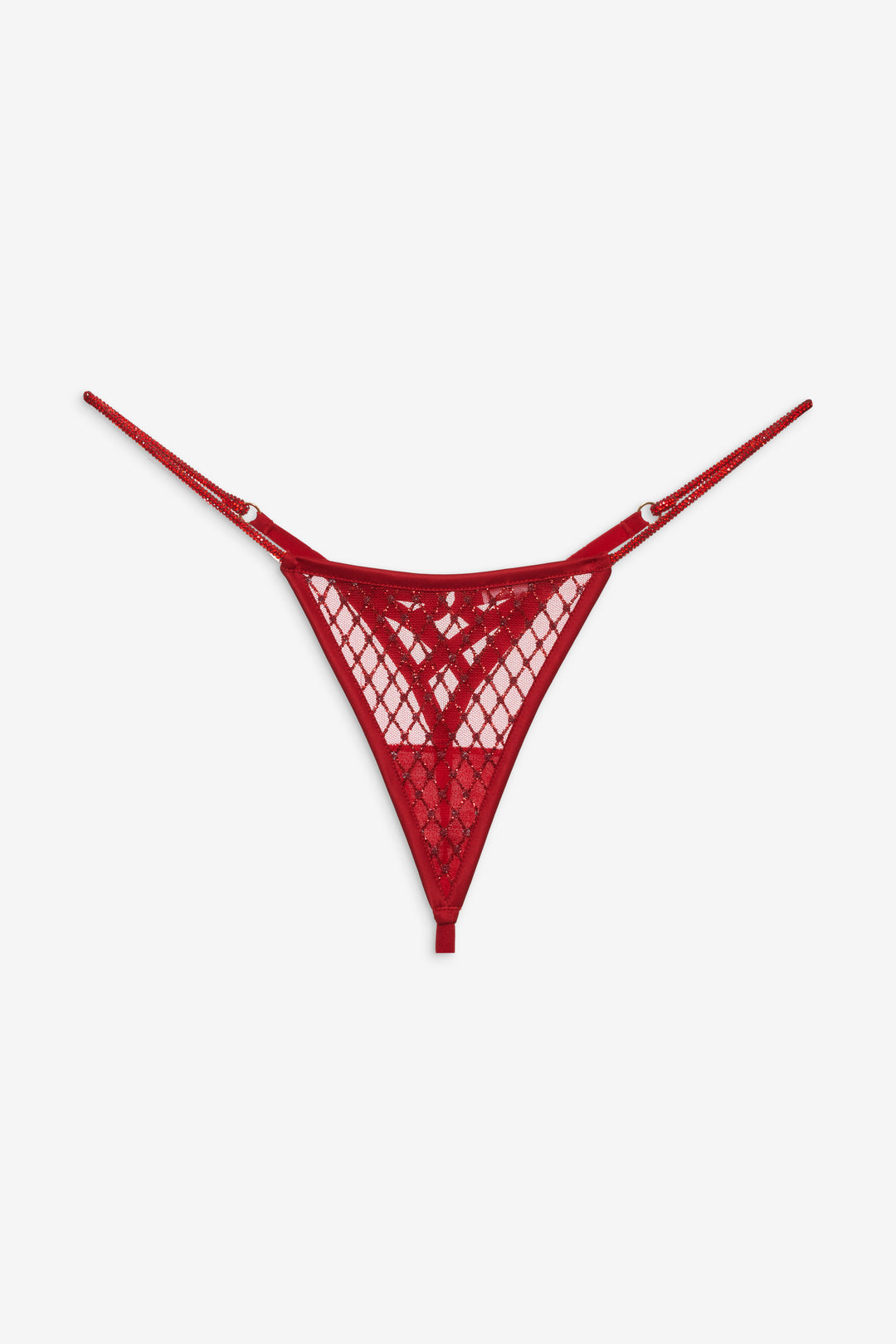 Glitter Thong Panty - Red | For Love and Lemons