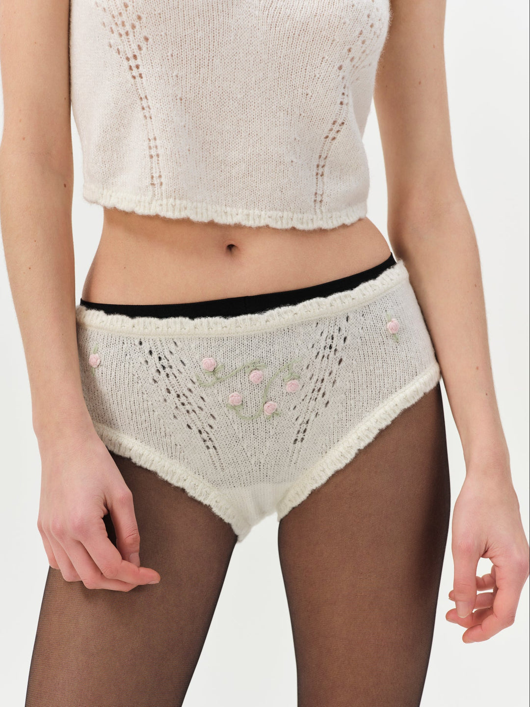 London Knit Panty - Cream | For Love and Lemons