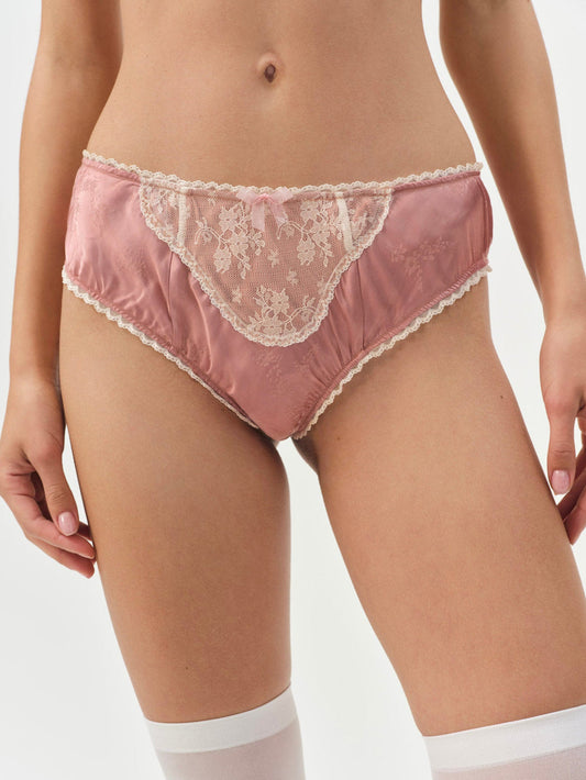 Juliet High-Waist Panty - Terracotta | For Love and Lemons