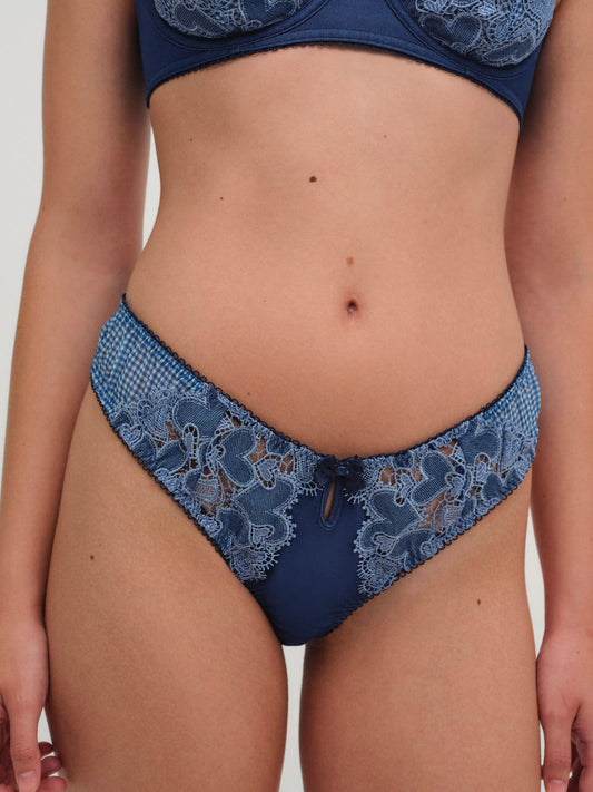 Denim Hearts High Waisted Panty - Blue | For Love and Lemons