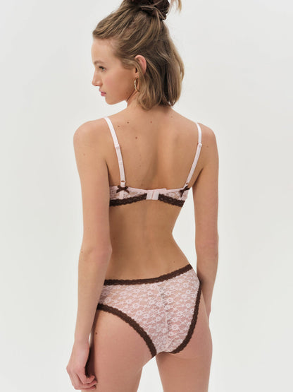Pamela Cheeky Panty - LT Pink | For Love and Lemons