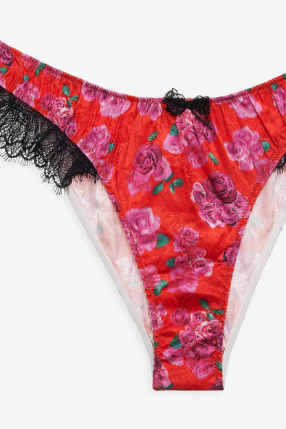 Bellamy Panty - Red | For Love and Lemons