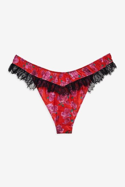 Bellamy Panty - Red | For Love and Lemons
