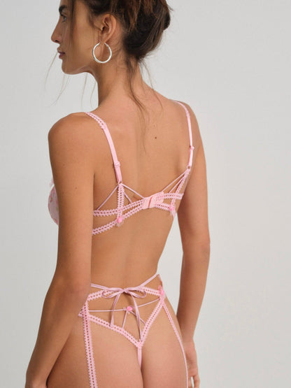 Dainty Daphne Garter Belt - Pink | For Love and Lemons