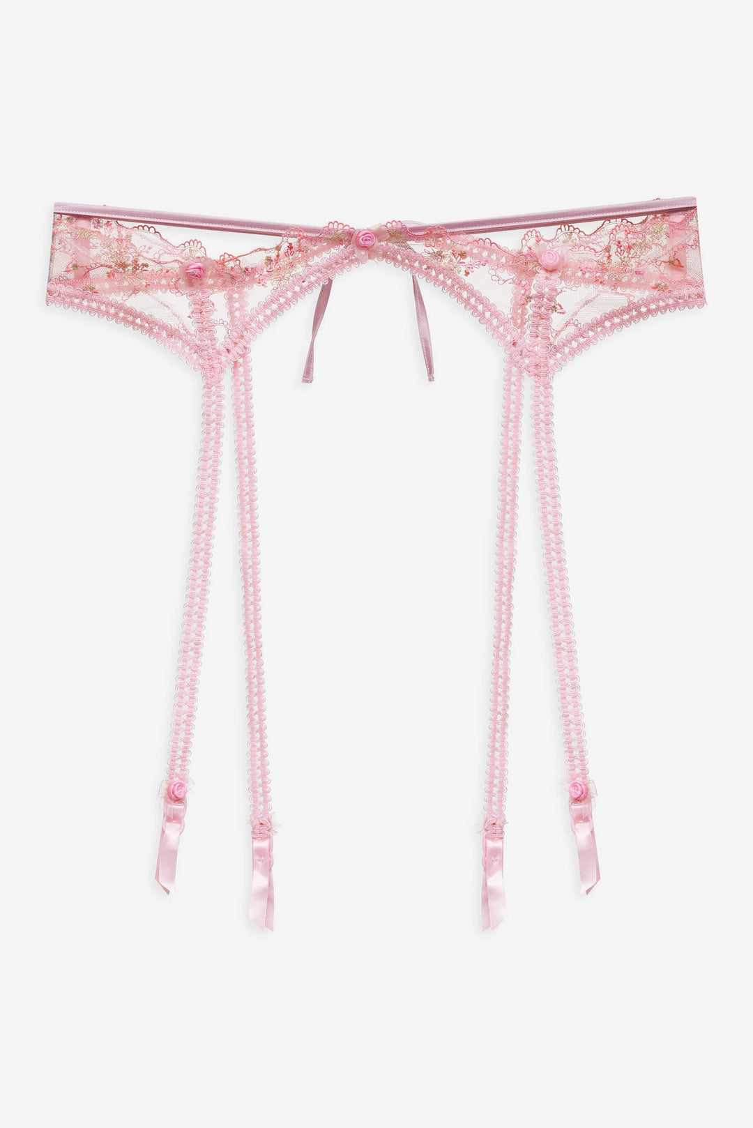 Dainty Daphne Garter Belt - Pink | For Love and Lemons