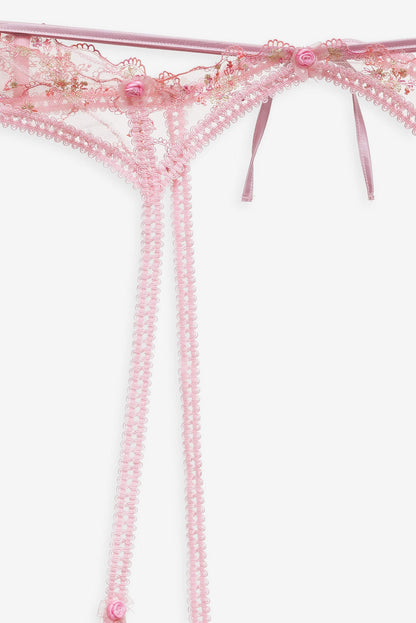 Dainty Daphne Garter Belt - Pink | For Love and Lemons