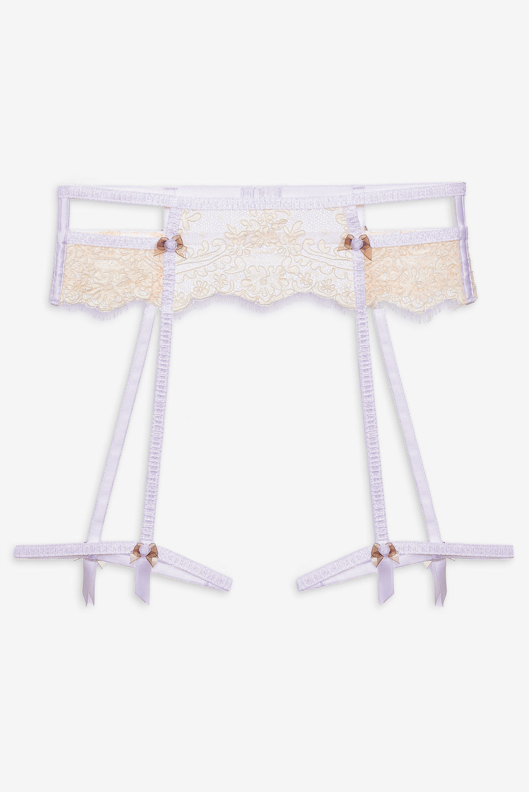 Victoria Lace Garter Belt - Cream | For Love and Lemons