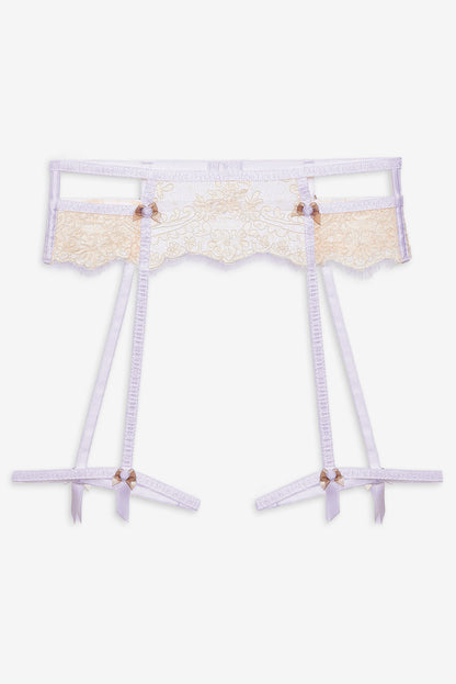 Victoria Lace Garter Belt - Cream | For Love and Lemons