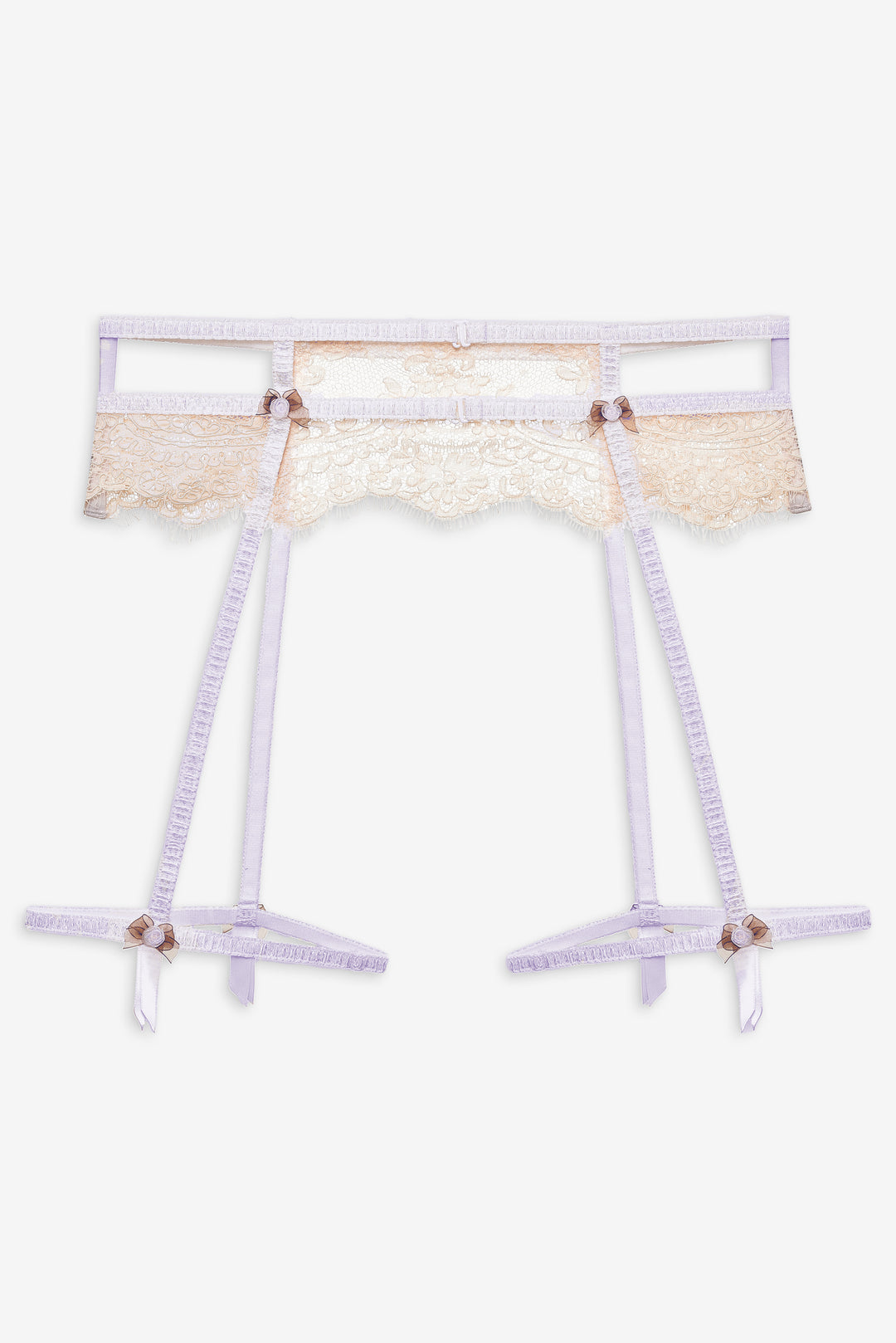 Victoria Lace Garter Belt - Cream | For Love and Lemons