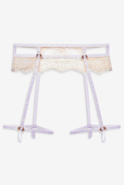 Victoria Lace Garter Belt - Cream | For Love and Lemons