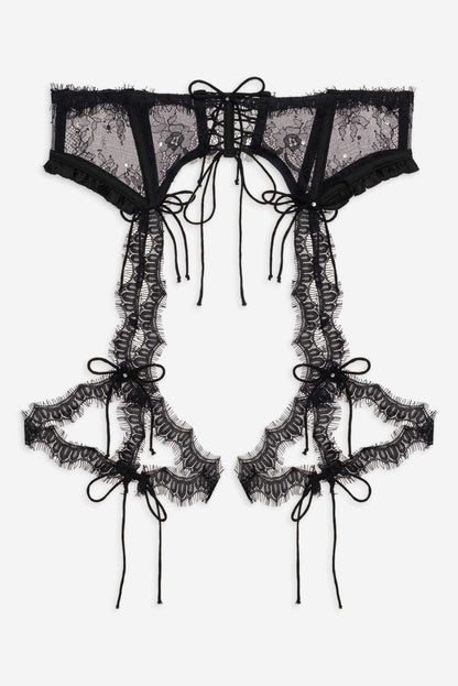 Sonja Garter Belt - Black | For Love and Lemons