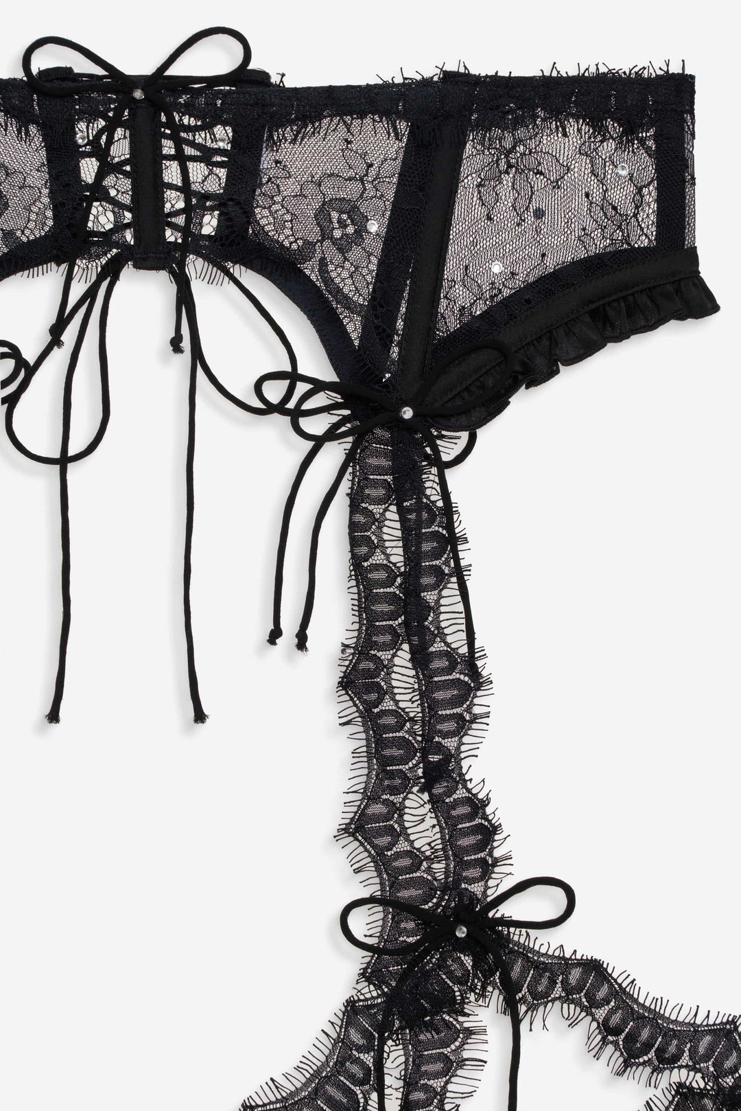 Sonja Garter Belt - Black | For Love and Lemons