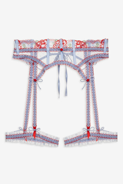 First Crush Garter - Blue | For Love and Lemons