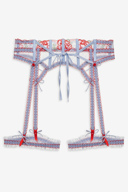 First Crush Garter - Blue | For Love and Lemons
