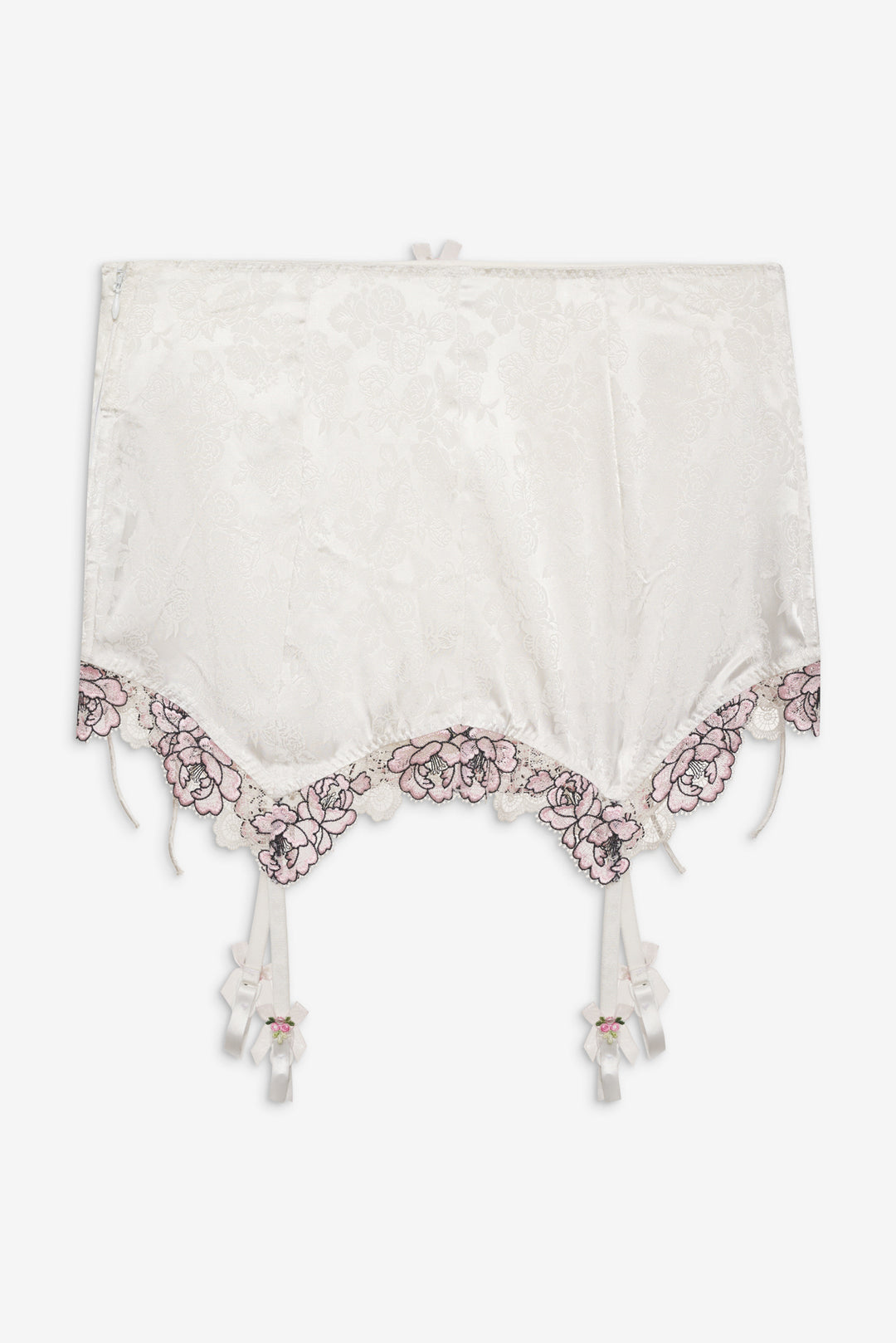 Marit Garter Skirt - White | For Love and Lemons