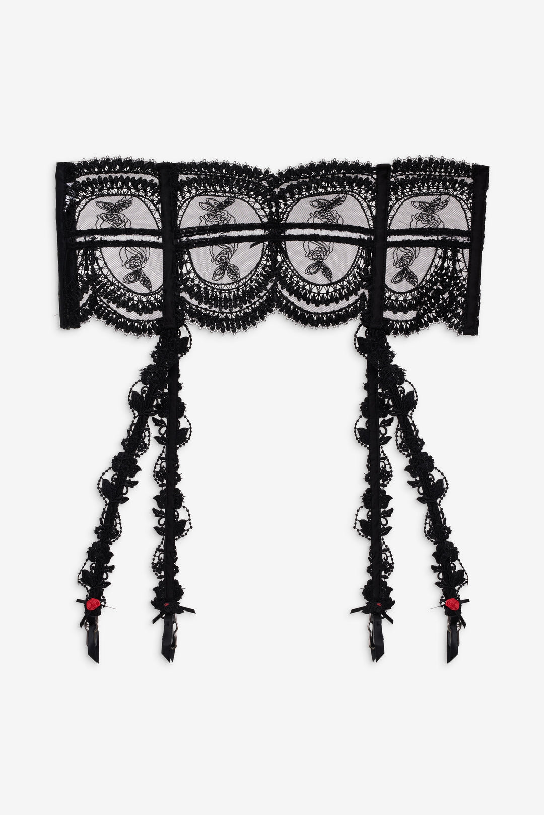 Roxanne Garter Belt - Black | For Love and Lemons