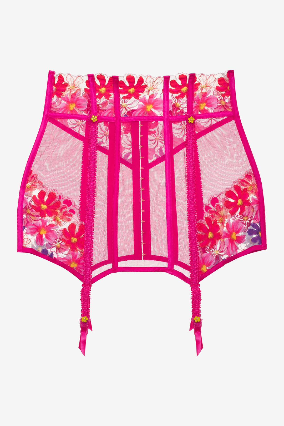 Anemone Floral Garter Skirt - Pink | For Love and Lemons