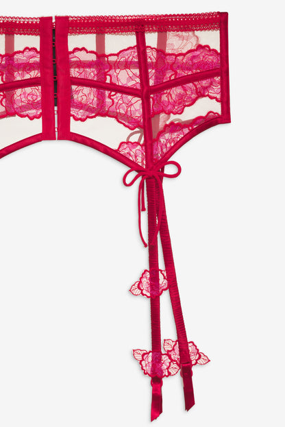Cordelia Garter Belt - Red | For Love and Lemons