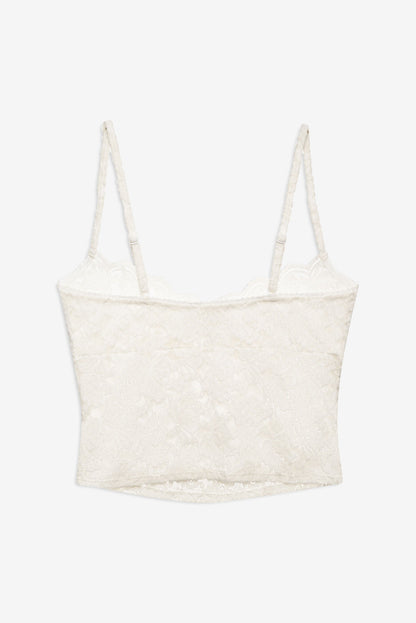 Cloud Lace Cami - White | For Love and Lemons