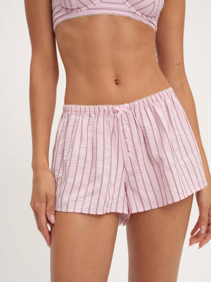 Mindy Boxer Short - Pink | For Love and Lemons
