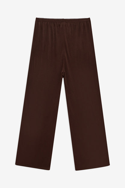 Elliana Wide Leg Pant - Chocolate | For Love and Lemons