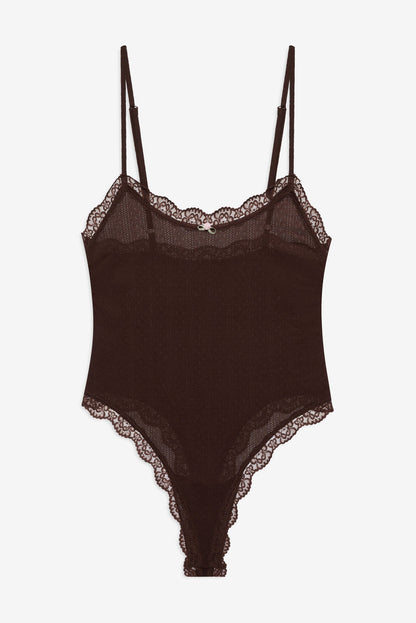 Elliana Bodysuit - Chocolate | For Love and Lemons