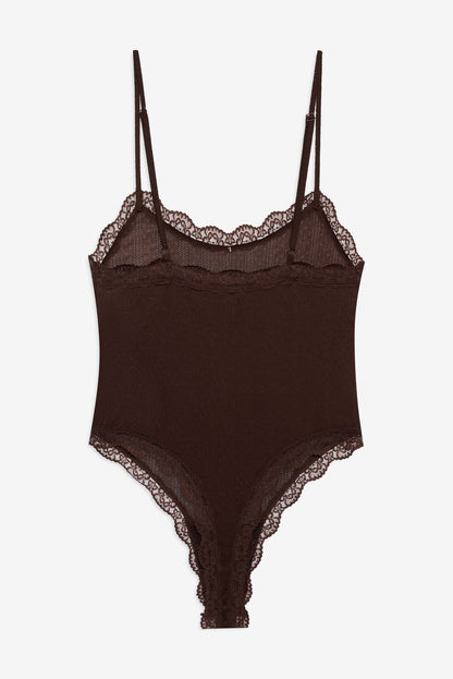 Elliana Bodysuit - Chocolate | For Love and Lemons