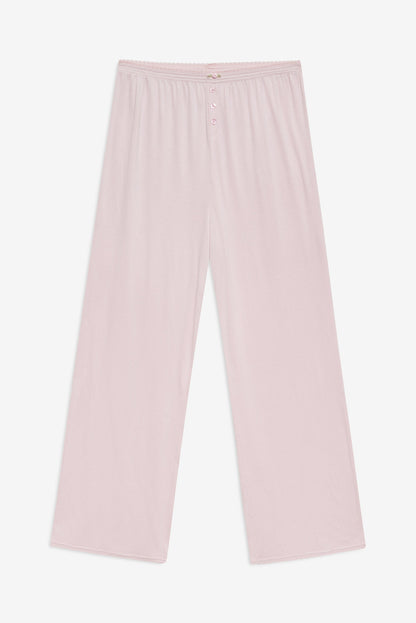 Elliana Wide Leg Pant - Dusty Pink | For Love and Lemons