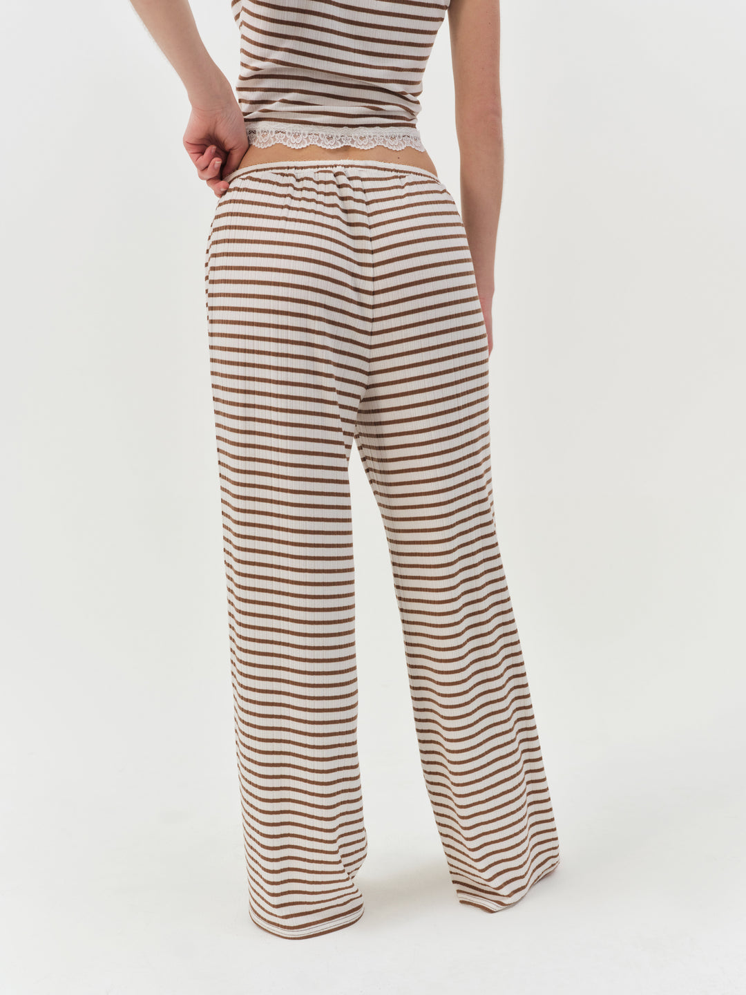 Bella Wide Leg Pant - Brown | For Love and Lemons
