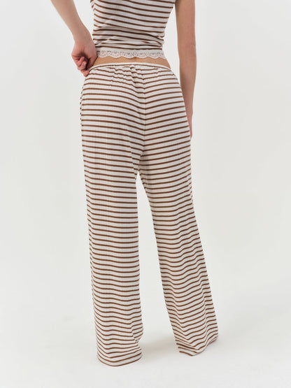 Bella Wide Leg Pant - Brown | For Love and Lemons
